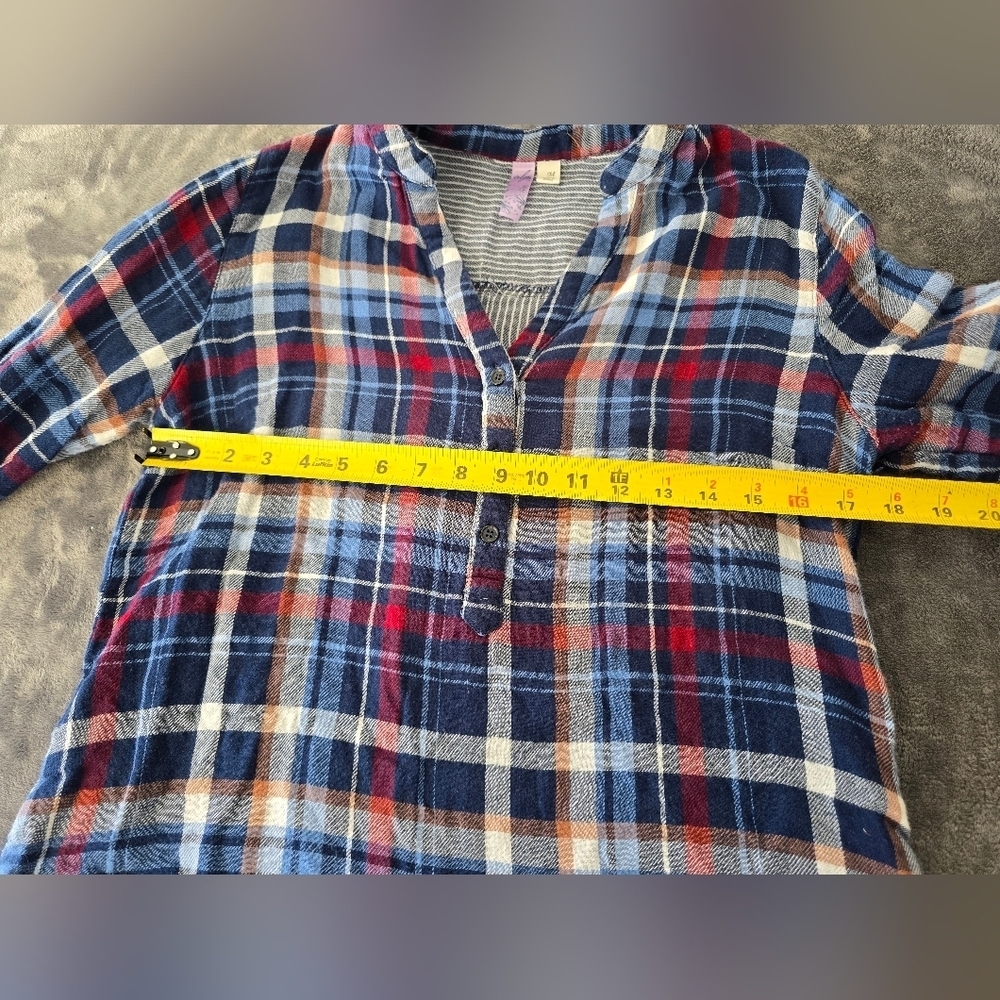 Ayla Plaid Tunic With Pockets Size Medium - Picture 10 of 13